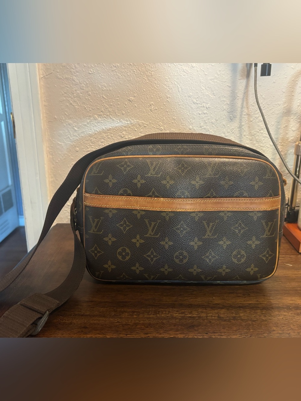 Louis Vuitton Monogram Canvas Reporter PM Messenger Bag